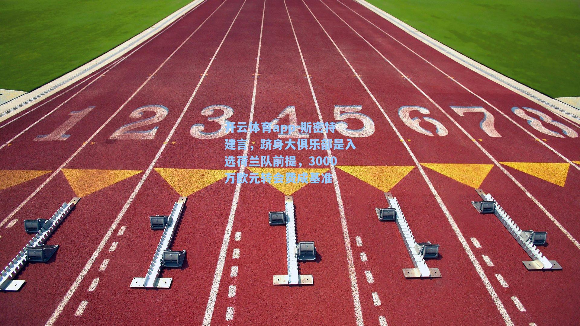 开云体育app-斯密特建言，跻身大俱乐部是入选荷兰队前提，3000万欧元转会费成基准